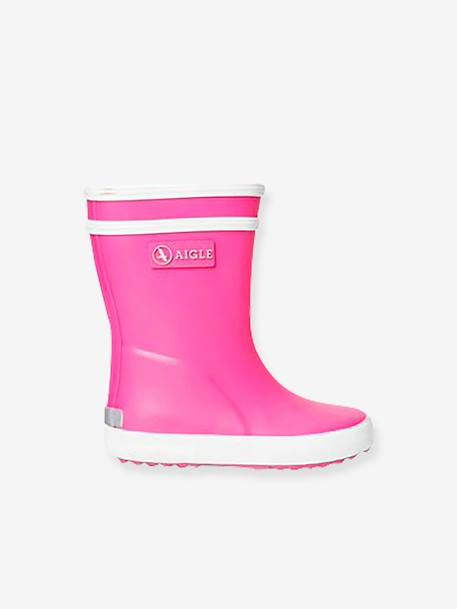 Baby Flac AIGLE® regenlaarzen voor meisjesbaby's geel+rood+roze+zacht roze - vertbaudet enfant 