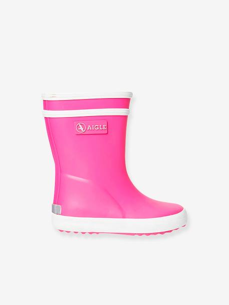 Baby Flac AIGLE® regenlaarzen voor meisjesbaby's geel+rood+roze+zacht roze - vertbaudet enfant 