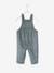 Set fluwelen blouse en overall voor meisjesbaby hemelsblauw - vertbaudet enfant 