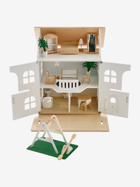 Romantisch poppenhuis + meubilair wit - vertbaudet enfant 