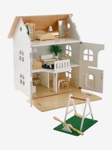 Romantisch poppenhuis + meubilair wit - vertbaudet enfant 