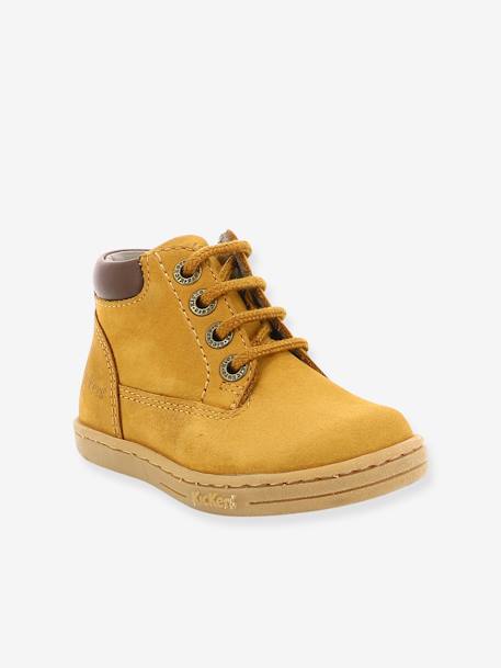 Boots Tackland KICKERS® voor jongens camel+kaki - vertbaudet enfant 