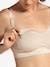 Borstvoedings- & zwangerschapsbeha met vormgeheugen CARRIWELL Huidskleur (Honing)+Zwart - vertbaudet enfant 