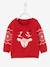 Kersttrui rendierpatroon baby unisex baksteenrood - vertbaudet enfant 