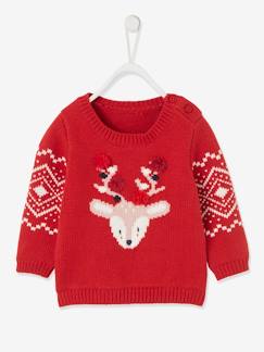 Kersttrui rendierpatroon baby unisex  - vertbaudet enfant