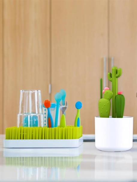 Set van 4 Cactusborstels - Boon WIT - vertbaudet enfant 