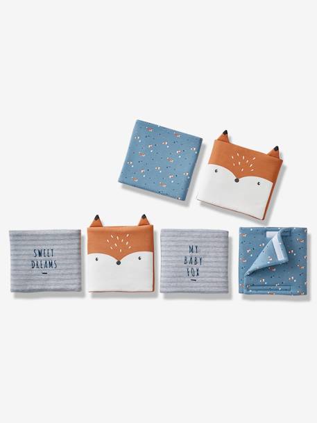 Ademende bumper BABY FOX blauw/meerkleurig - vertbaudet enfant 