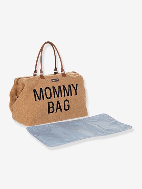 Grote luiertas Mommy Bag Teddy - CHILDHOME BEIGE+ecru - vertbaudet enfant 