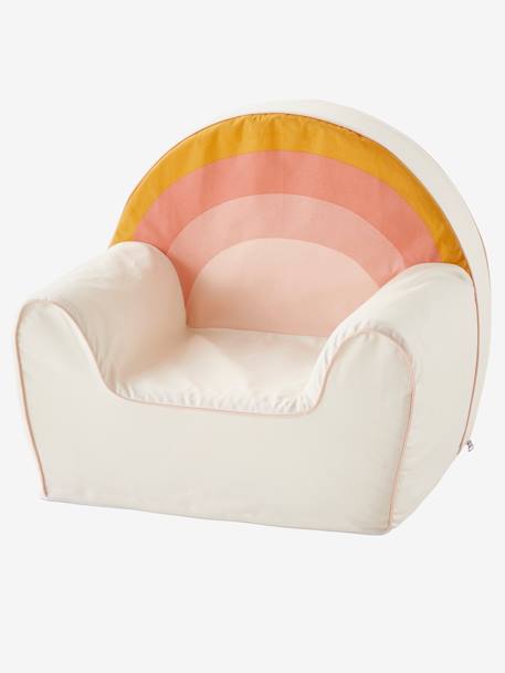 Personaliseerbare schuimrubberen regenboogfauteuil WIT - 11-0602 TCX - vertbaudet enfant 