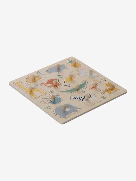 Puzzle met jungle-knopen meerkleurig - vertbaudet enfant 