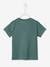 Baby colorblock T-shirt met korte mouwen geel+groengrijs - vertbaudet enfant 
