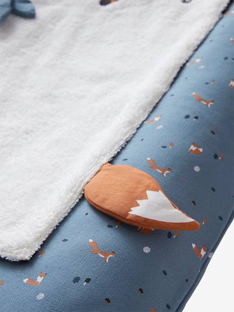 Verschoonmat BABY FOX blauw/meerkleurig - vertbaudet enfant 