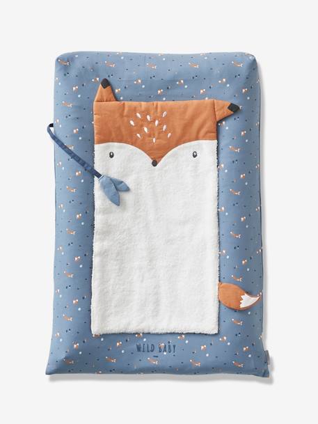 Verschoonmat BABY FOX blauw/meerkleurig - vertbaudet enfant 