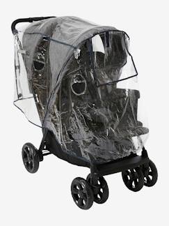 Verzorging-Combiwagen-Accessoire, regenkleding-Integrale regenhoes van vertbaudet voor dubbele kinderwagen