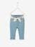 Babyjeans met stoffen riem double stone - vertbaudet enfant 