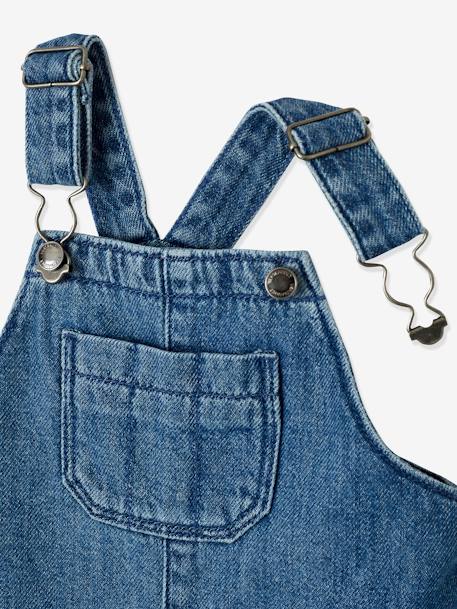 Korte babytuinbroek van denim stone - vertbaudet enfant 