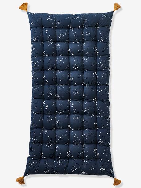 Vloermatras met pompons donkerblauw - vertbaudet enfant 