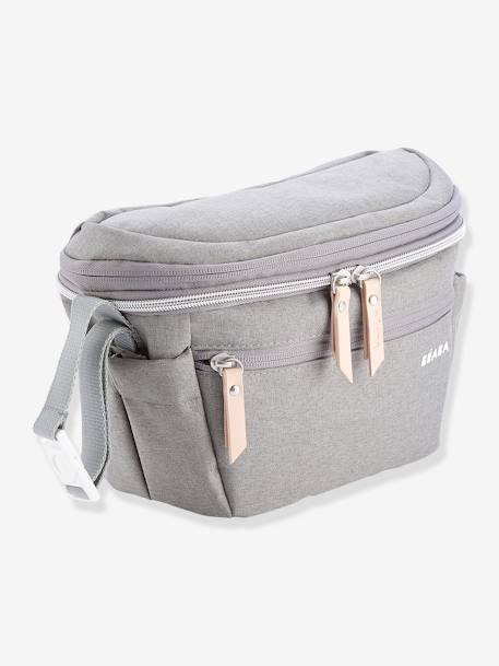 BEABA Biarritz Stroller Organiser Pouch transformeerbaar in een tas Heidegrijs - vertbaudet enfant 