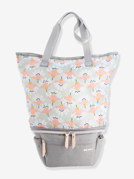 BEABA Biarritz Stroller Organiser Pouch transformeerbaar in een tas Heidegrijs - vertbaudet enfant 