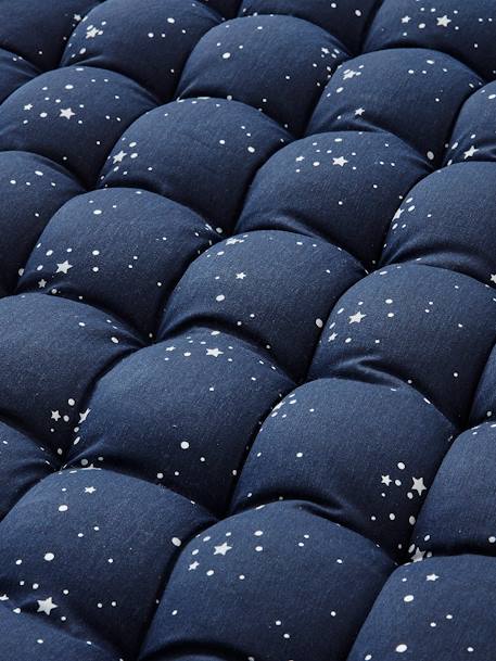 Vloermatras met pompons donkerblauw - vertbaudet enfant 