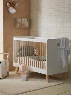 Slaapkamer en Opbergoplossingen-Slaapkamer-Kinderbedje, babybedje-Babybed met spijlen LIJN GROTE BEER