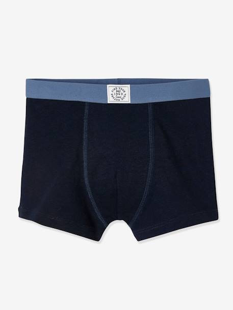 Set van 5 jongensboxers lichtblauw - vertbaudet enfant 