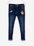 Geborduurde slim fit meisjesjeans MorphologiK 'waterless' heupomtrek MEDIUM onbewerkt denim - vertbaudet enfant 