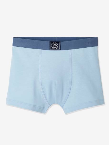 Set van 5 jongensboxers lichtblauw - vertbaudet enfant 