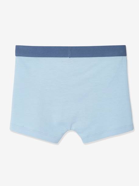 Set van 5 jongensboxers lichtblauw - vertbaudet enfant 