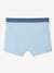 Set van 5 jongensboxers lichtblauw - vertbaudet enfant 