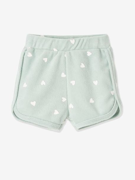 Set van 4 badstof shorts voor baby's safraangele set - vertbaudet enfant 