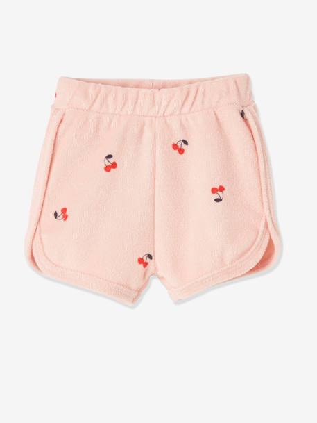 Set van 4 badstof shorts voor baby's safraangele set - vertbaudet enfant 