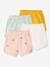 Set van 4 badstof shorts voor baby's safraangele set - vertbaudet enfant 