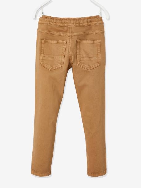 Gemakkelijk aan te trekken gekleurde jongensbroek BEIGE+nachtblauw - vertbaudet enfant 