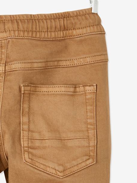 Gemakkelijk aan te trekken gekleurde jongensbroek BEIGE+nachtblauw - vertbaudet enfant 