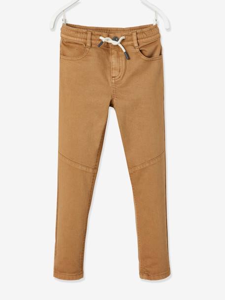 Gemakkelijk aan te trekken gekleurde jongensbroek BEIGE+nachtblauw - vertbaudet enfant 