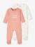 Set met 2 pyjama's voor pasgeboren baby's van biologisch katoen donker rozenhout - vertbaudet enfant 