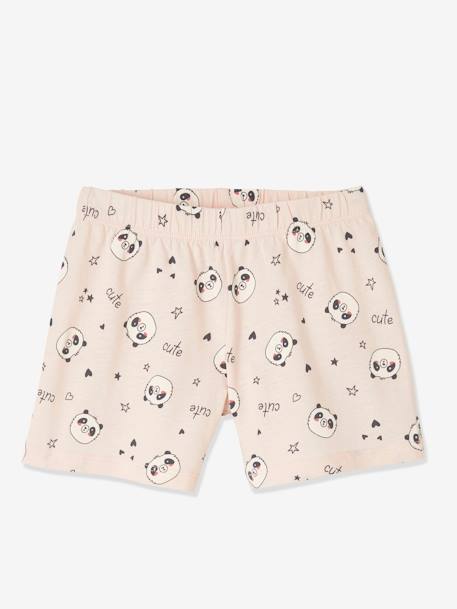 Set pyjama + pyjama met korte broek Panda set ivoor - vertbaudet enfant 