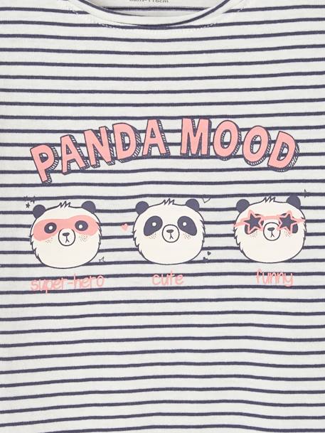 Set pyjama + pyjama met korte broek Panda set ivoor - vertbaudet enfant 