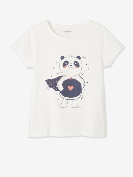 Set pyjama + pyjama met korte broek Panda set ivoor - vertbaudet enfant 