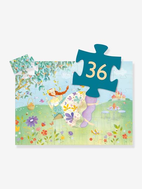 Puzzel De Voorjaarsprinses 36 stuks DJECO BLAUW - vertbaudet enfant 