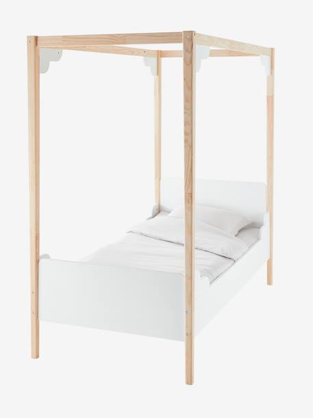 Kinderhemelbed ROMANCE wit - vertbaudet enfant 