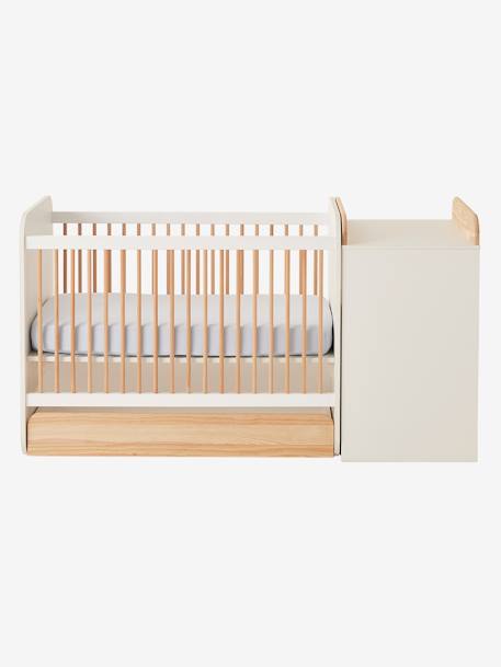 ECLIPSE LINE evolutief combi-bed WIT / HOUT - vertbaudet enfant 