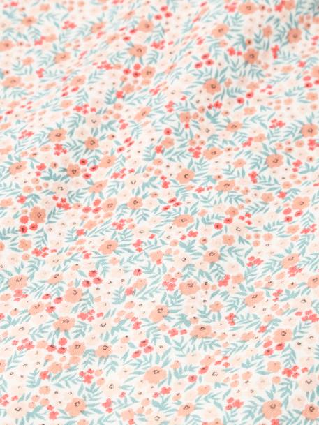 Set van 2 wattenkussens marineblauw/wit+roze/bloemen - vertbaudet enfant 