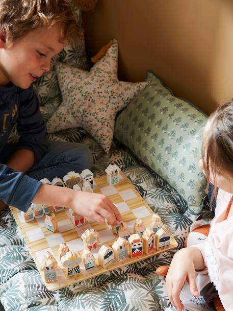 Set van 3 verschillende kussens meerkleurig - vertbaudet enfant 