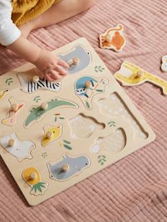 Speelgoed-Puzzle met jungle-knopen