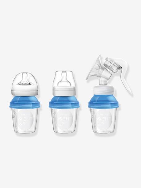 Set van 5 Philips AVENT-bewaarpotten voor moedermelk Transparant - vertbaudet enfant 