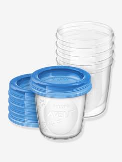 Verzorging-Baby eet en drinkt-Set van 5 Philips AVENT-bewaarpotten voor moedermelk