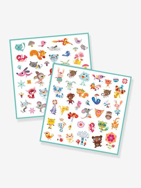 160 Kleine Vrienden-stickers DJECO BLAUW - vertbaudet enfant 