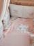 Modulaire bedbumper/veranderbare boxrand EAU DE ROSE ecru / roze - vertbaudet enfant 